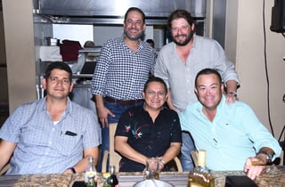 Luis Mojica, Antonio Dávila, Armando López, Manuel Ortiz y José Haro.