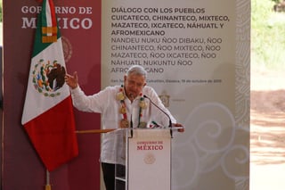 El presidente Andrés Manuel López Obrador defendió nuevamente su decisión de retirar un operativo de fuerzas federales en Culiacán el pasado jueves y aseguró que los conservadores quieren ver convertido a México en un cementerio. (ARCHIVO)
