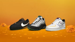 Se trata de los modelos más reconocidos de la marca: Nike Air Force 1, Nike Air Max 95 y Nike Cortez. (ESPECIAL) 