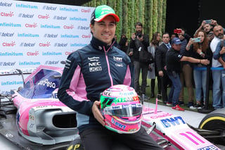 Sergio Pérez busca los primeros puestos para subir al podio del Gran Premio de México. (ARCHIVO)