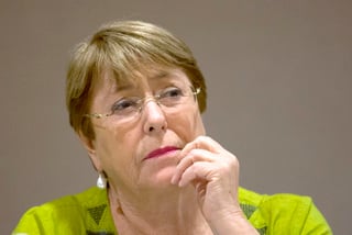 La Alta Comisionada de las Naciones Unidas para los Derechos Humanos, Michelle Bachelet, anunció hoy que enviará una misión a Chile para examinar las denuncias de violaciones a los derechos humanos. (ARCHIVO)