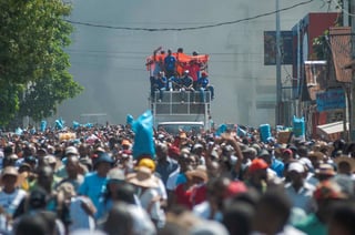 Haití ha cumplido seis semanas de parálisis casi total, desde el inicio de la actual oleada de protestas, el pasado 16 de septiembre. (EFE)