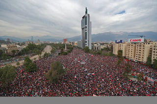 Es considerada la manifestación más grande desde que cayó en 1990 Augusto Pinochet.
