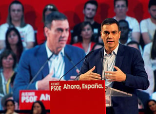 Pedro Sánchez se lanzó y pidió a los españoles una mayoría amplia.