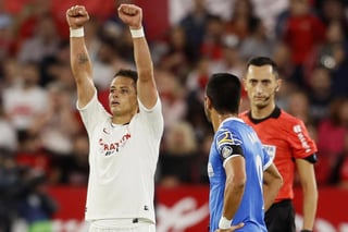 Al minuto 69, Javier Hernández, anotó el primer gol del partido ante el Getafe. (ARCHIVO)