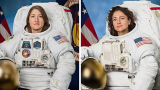 Las astronautas estadounidenses Christine Koch y Jessica Meir, quienes lograron la hazaña de realizar la primera caminata femenina espacial, ahora han fijado sus ojos en la conquista de la Luna. (ARCHIVO}