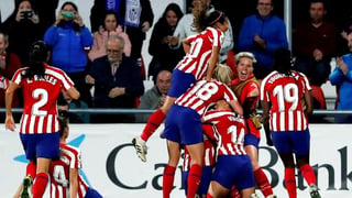 El cuadro del Atlético de Madrid Femenino derrotó en los Octavos de Final al Mnchester City. (CORTESÍA)