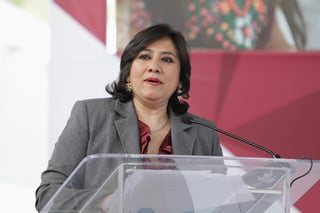La titular de la Secretaría de la Función Pública (SFP), Irma Eréndira Sandoval. (ARCHIVO)