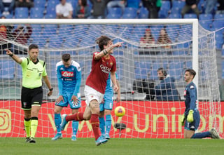 Nicolo Zaniolo marcó el primer tanto de la Roma.