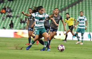 En su más reciente presentación en el Corona, el Santos Laguna Femenil apenas pudo igualar 1-1 frente al Atlético de San Luis. (ARCHIVO) 