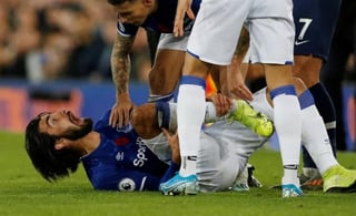 El partido en el que sufrió esta brutal lesión, finalizó empatado 1-1 en el campo del Everton.
(ARCHIVO)