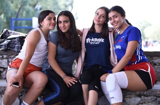 Mónica Reyes, Samantha Von Den Bogaara, Jessica Porras y Daniela Sáenz.