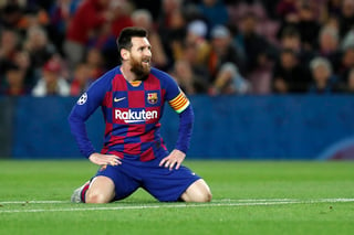 El argentino Lionel Messi no se pudo hacer presente en el marcador a favor de su equipo, pese a los constantes intentos dentro del partido. (AP)