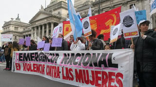 El Gobierno argentino registró 216 feminicidios en lo que va de año a los que se podrían añadir 20 casos que se encuentran aún en estudio. (ARCHIVO)