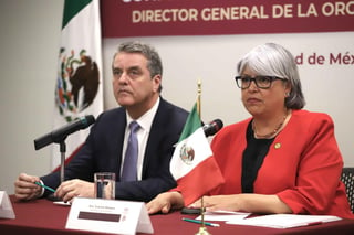 La Secretaría de Economía (SE) informó que la titular de la dependencia, Graciela Márquez, se reunió con el director general de la Organización Mundial de Comercio (OMC), Roberto Azevêdo. (ARCHIVO)