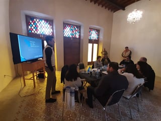 La Comisión de Educación, Arte y Cultura del municipio de Torreón sesionó en el centro cultural Casa Mudéjar este miércoles. (DIANA GONZÁLEZ)