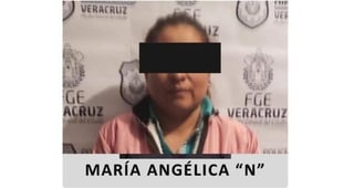 La exalcaldesa panista del municipio veracruzano de Mixtla de Altamirano, María Angélica 'N' fue detenida por su presunta participación en el asesinato de la presidenta municipal en funciones Marisela Vallejo Orea. (ESPECIAL)