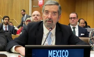 
La resolución fue presentada por el Representante Permanente de México, el embajador Juan Ramón de la Fuente Ramírez. (EL UNIVERSAL)