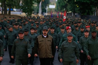 El presidente de Venezuela agregó que la FANB cuenta con valores bolivarianos, antiimperialistas, identificados con el legado revolucionario de Hugo Chávez. (EFE) 