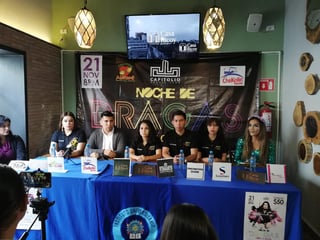 Estudiantes del Instituto Universitario del Norte y empresas laguneras impulsan el concurso show Dragas en beneficio de la Casa Hogar Abrázame este 21 de noviembre. (VIRGINIA HERNÁNDEZ)