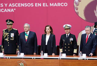 Las Fuerzas Armadas de México refrendaron este miércoles su lealtad al presidente y comandante supremo, Andrés Manuel López Obrador, y dejaron claro que no buscan beneficios personales ni protagonismos, dado que su labor es por el bien de México. (NOTIMEX)