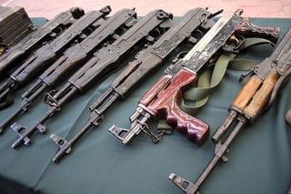 Las armas más comunes son la Browning M2, cal .50, Barrett, cal .50 y los fusiles AR-15 y AK-47. (ARCHIVO)
