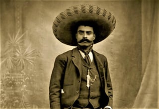 El general Emiliano Zapata, apodado el Caudillo del Sur. (ESPECIAL)