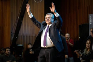 Alberto Fernández, presidente electo de Argentina, se opone a pedir más préstamos al Fondo Monetario Internacional. (ARCHIVO) 