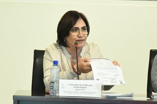 La síndica de Vigilancia, Dulce Pereda Ezquerra, criticó que la conformación del consejo ciudadano se realizara con tan poco tiempo. (FERNANDO COMPEÁN)