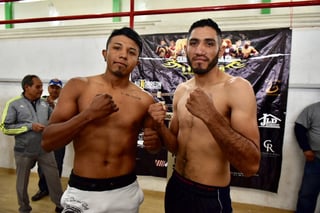 Ismael 'Soldado' González y Josué 'Chino' Castañeda protagonizan la pelea estelar. (ERICK SOTOMAYOR) 
