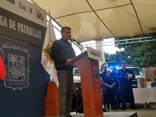 El gobernador entregó patrullas en el municipio de Matamoros.