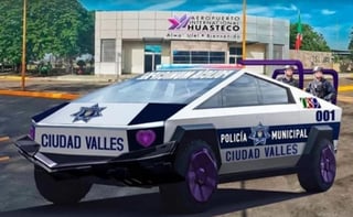 Adrián Esper Cárdenas, alcalde del municipio de Ciudad Valles, San Luis Potosí, informó a medios de comunicación de la adquisición de 15 camionetas cybertruck de Tesla. (ESPECIAL)