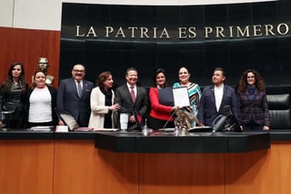 Celebró la elección por parte del Senado de la República de Margarita Ríos-Farjat como nueva ministra de la Suprema Corte de Justicia de la Nación. (EFE)