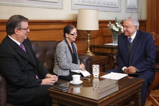 López Obrador dijo que agradeció a ambos 'su valiosa participación y apoyo para aprobar' el nuevo acuerdo comercial. (TWITTER)