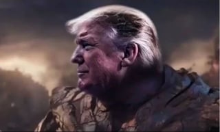 En video. El presidente de Estados Unidos, Donald Trump, utilizó el personaje del villano para su campaña electoral. (ESPECIAL) 