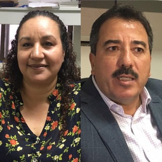Los regidores del PRI, Francisco Bardán y Aideé Román, hicieron un comparativo de las obras realizadas durante los primeros tres meses de la gestión de la alcaldesa anterior (ARCHIVO)