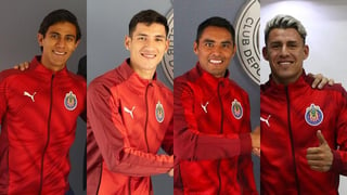 Uriel Antuna, José Madueña, 'Gallito' Vázquez, José Macías, Alexis Peña y Cristian Calderón, por ahora, son la sensación tras el arribo de Ricardo Peláez. (ESPECIAL)