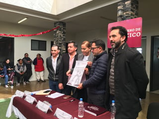 El superdelegado federal estuvo en Gómez Palacio para firmar un convenio con el Municipio. (EL SIGLO DE TORREÓN) 