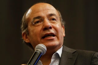 El expresidente panista Felipe Calderón Hinojosa (2006-2012) se deslindó de los hechos por los que se acusa a Genaro García Luna, quien fuera secretario de Seguridad Pública durante su gobierno. (ARCHIVO)