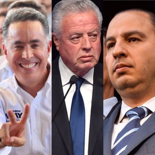 El dirigente del Partido Acción Nacional (PAN), Marko Cortés, el alcalde de Torreón, Jorge Zermeño y el exalcalde, Guillermo Anaya Llamas externaron sus opiniones. (ARCHIVO)