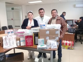 Se consiguió una donación de material médico con una asociación civil de EUA y se entregó a Bomberos y Hospital de Matamoros. (EL SIGLO DE TORREÓN) 