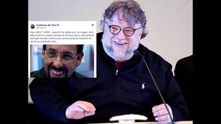 En redes. El cineasta mexicano, Guillermo del Toro, reconoce el trabajo del actor Adam Sandler en la película Uncut gems. (ESPECIAL)