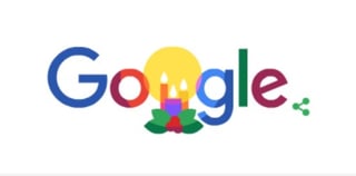 El doodle de Google conmemora el inicio de la víspera de Navidad (CAPTURA)  