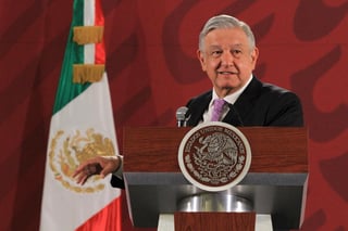 El presidente Andrés Manuel López Obrador inició la conferencia mañanera de hoy 24 de diciembre. (NOTIMEX)