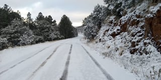 Estiman que continuarán las nevadas en Chihuahua y Sonora. (NOTIMEX)