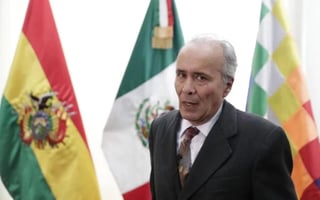 Julio Aliaga Lairana, ministro consejero de la embajada de Bolivia en México. (EL UNIVERSAL)