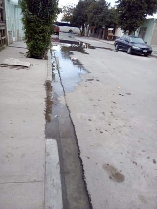 Una importante fuga de agua potable se presenta en la colonia Valparaíso del municipio de San Pedro desde hace varias semanas. (EL SIGLO DE TORREÓN) 