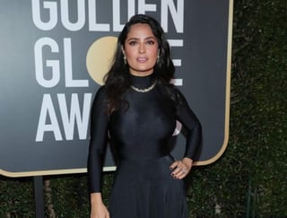 La actriz mexicana Salma Hayek acudirá a la ceremonia de la 77 edición de los Globos de Oro, donde presentará y entregará uno de los galardones el próximo domingo 5 de enero en Beverly Hills. (ESPECIAL)