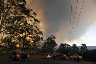 El sureste australiano mostraba la noche de este domingo condiciones menos favorables a los incendios forestales. (ARCHIVO) 