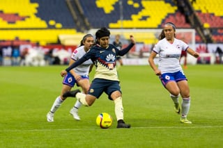El último encuentro entre Cruz Azul y América terminó con empate a un gol y fue uno de los más emotivos en la historia de la Liga Femenil. (CORTESÍA)